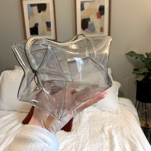 Madewell 2 clear toiletries case (large and small)